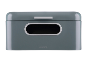 ARDESTO Хлебница Gemini 30*18*15 см, металл, серая