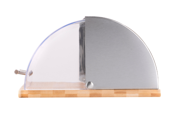 Bread bin ARDESTO Gemini, stainless steel/plastic/bamboo AR4239BS