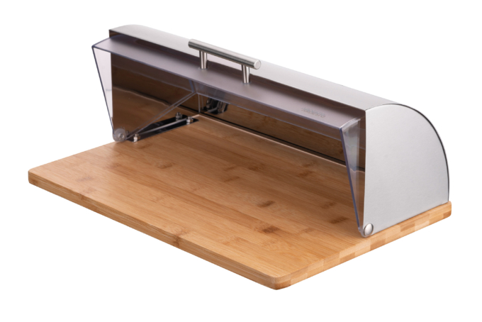 Bread bin ARDESTO Gemini, stainless steel/plastic/bamboo AR4239BS