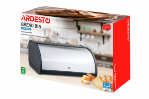 Bread bin ARDESTO Gemini, metal/stainless steel AR4244SP