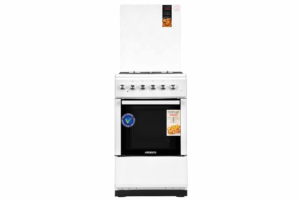Cooker ARDESTO combined, 52L, 50x60cm, cast-iron, lamp, LPG conversion set (gas cylinder connection), white