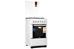 Cooker ARDESTO combined, 52L, 50x60cm, cast-iron, lamp, LPG conversion set (gas cylinder connection), white
