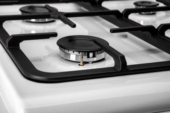 Cooker ARDESTO combined, 52L, 50x60cm, cast-iron, lamp, LPG conversion set (gas cylinder connection), white