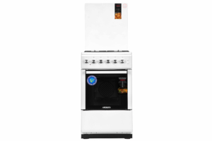 Cooker ARDESTO combined, 52L, 50x60cm, convection, cast-iron, lamp, LPG conversion set (gas cylinder connection), white