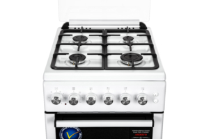Cooker ARDESTO combined, 52L, 50x60cm, convection, cast-iron, lamp, LPG conversion set (gas cylinder connection), white
