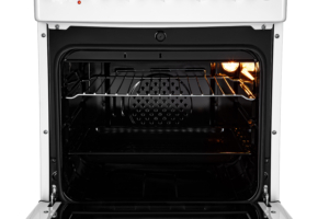 Cooker ARDESTO combined, 52L, 50x60cm, convection, cast-iron, lamp, LPG conversion set (gas cylinder connection), white
