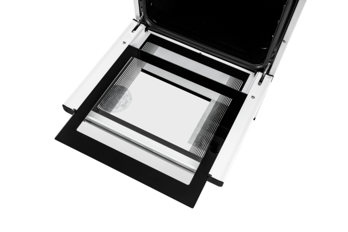 Cooker ARDESTO combined, 52L, 50x60cm, convection, cast-iron, lamp, LPG conversion set (gas cylinder connection), white