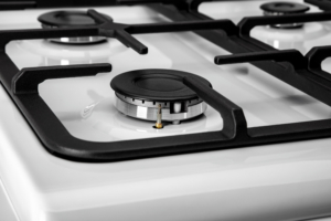 Cooker ARDESTO combined, 52L, 50x60cm, convection, cast-iron, lamp, LPG conversion set (gas cylinder connection), white