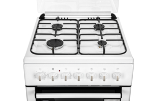 Плита ARDESTO комбі, 64л, 60×60см, підсвічування, форсунки LPG (підключення газового балона), знімні направляючі, білий