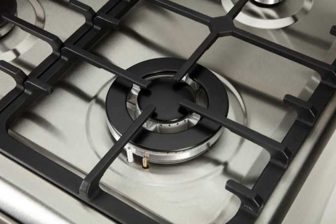 Плита ARDESTO комби, 64л, 60×60см, конвекция, чугун, подсветка, форсунки LPG (подключение газового баллона), съемные направляющие, серебристый