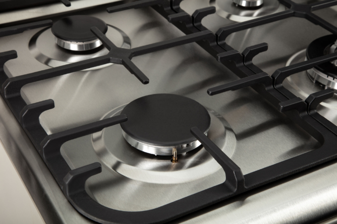 Плита ARDESTO комби, 64л, 60×60см, конвекция, чугун, подсветка, форсунки LPG (подключение газового баллона), съемные направляющие, серебристый