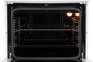 Cooker ARDESTO combined 3 gas + 1 electrical, 64L, 60x60cm, lamp, LPG conversion set (gas cylinder connection), wire rack system, white