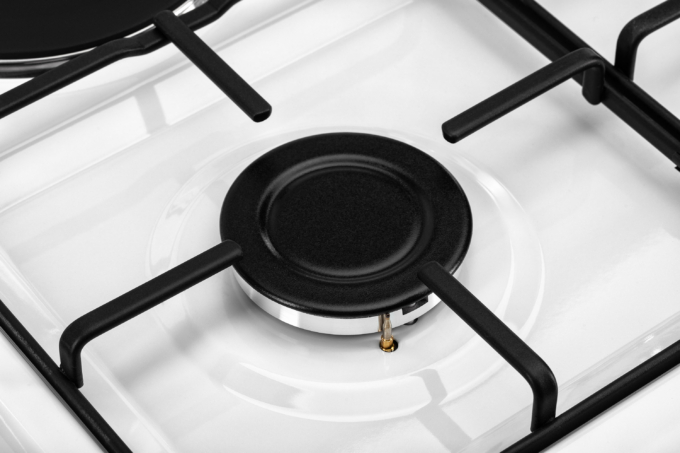 Cooker ARDESTO combined 3 gas + 1 electrical, 64L, 60x60cm, lamp, LPG conversion set (gas cylinder connection), wire rack system, white