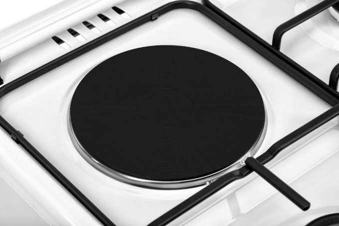 Cooker ARDESTO combined 3 gas + 1 electrical, 64L, 60x60cm, lamp, LPG conversion set (gas cylinder connection), wire rack system, white
