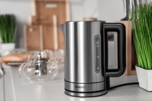 Ardesto electric kettle Steel Collection, 1.7L, metal, Strix, silver