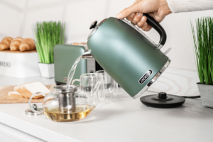 Ardesto electric kettle Mint Harmony, 1.8L, metal, matte, Strix, mint