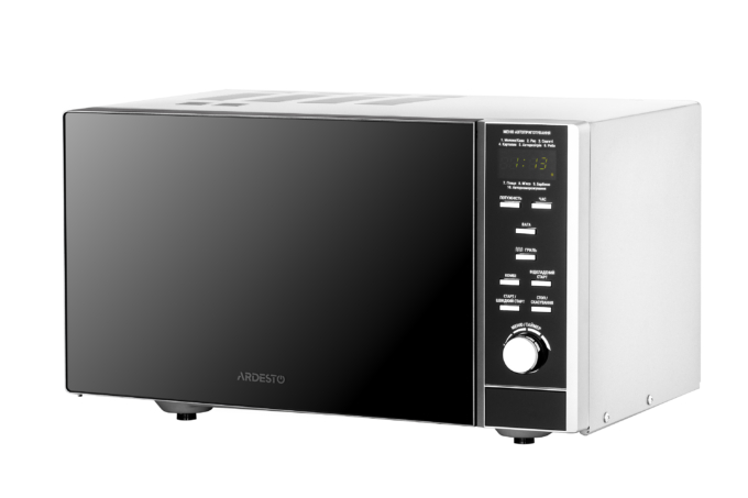 Microwave oven ARDESTO, 23L, electronic control, 900W, grill, display, button opening, black