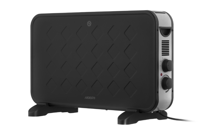 Конвектор ARDESTO, 20м2, 2000Вт, мех. упр-ние, открытый нагрев. элемент, чёрный