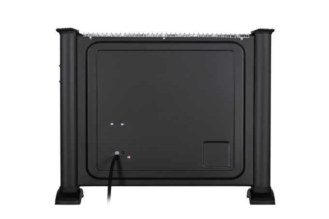 Обогреватель инфракрасный ARDESTO кварцевый, 15м2, 1650Вт, мех. упр-ние, напольный, чёрный