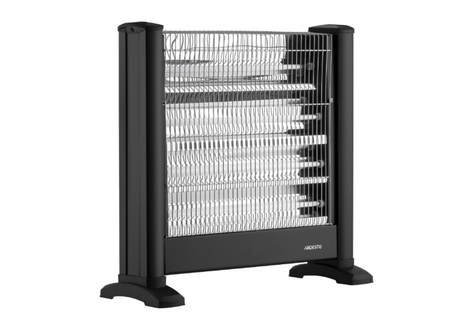 Infrared heater ARDESTO quartz, 22m2, 2200w, mechanical control, floorstanding, black