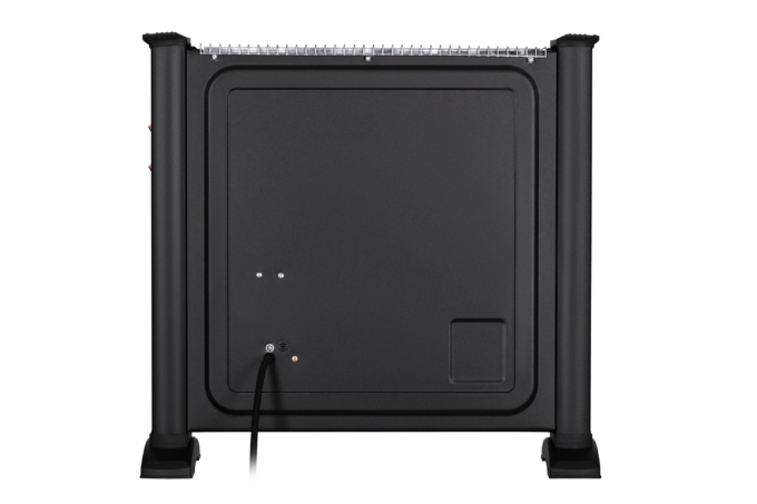 Infrared heater ARDESTO quartz, 22m2, 2200w, mechanical control, floorstanding, black