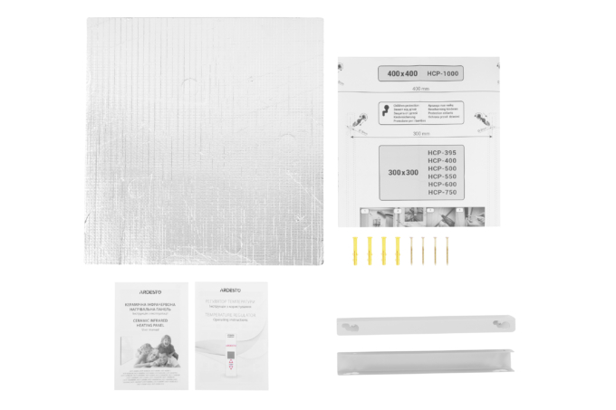 Ceramic infrared electric heater ARDESTO HCP-1000RBK