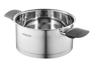 Кастрюля со стеклянной крышкой Ardesto Gemini Trento, 2.1л, нержавеющая сталь, бакелит