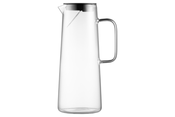 Ardesto Pitcher with lid Graphite, 1350ml, plastic, stainless steel, gray