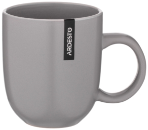 Чашка Ardesto Cremona Dusty grey, 390мл, кераміка, сірий