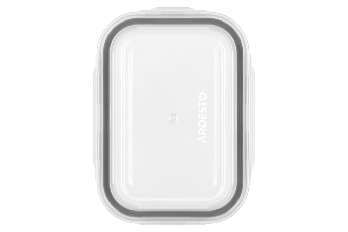 Контейнер для хранения пищевых продуктов Ardesto Gemini, 0.4л, боросиликатное стекло, пластик, прямоугольный, прозрачный
