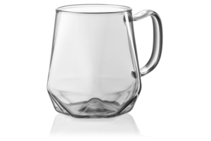 Ardesto Set of cups Graphite, 300ml, 2pcs, borosilicate glass, gray
