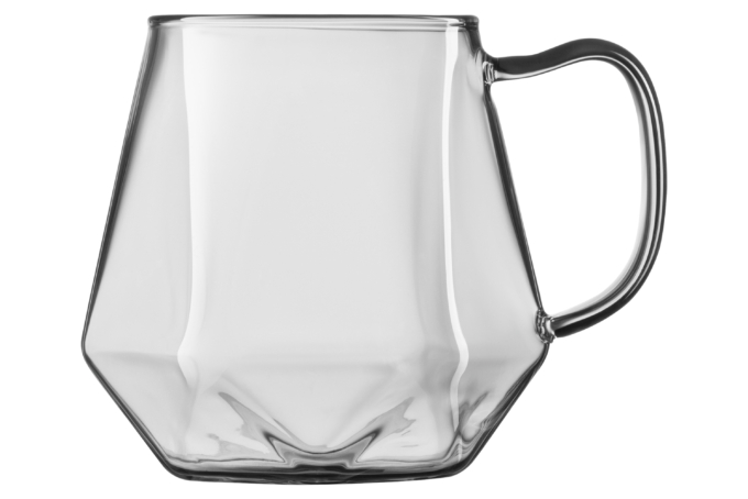 Ardesto Set of cups Graphite, 300ml, 2pcs, borosilicate glass, gray