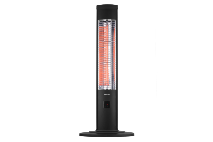 Infrared heater ARDESTO carbon, 20m2, 2000w, electr. control, column type, remote control, black