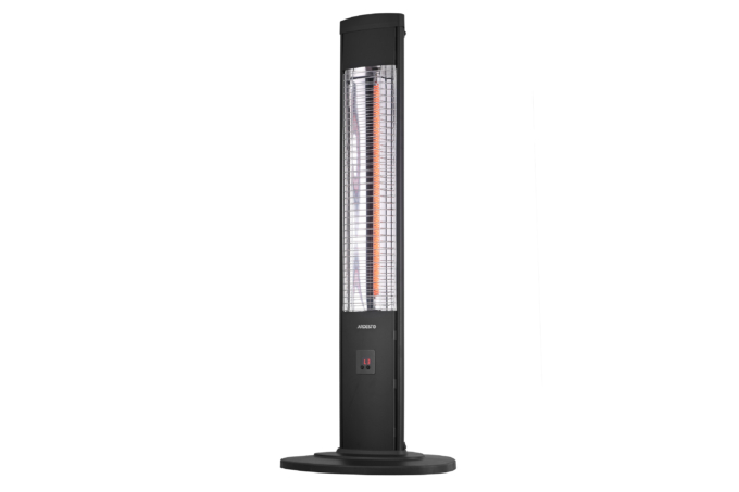 Infrared heater ARDESTO carbon, 20m2, 2000w, electr. control, column type, remote control, black
