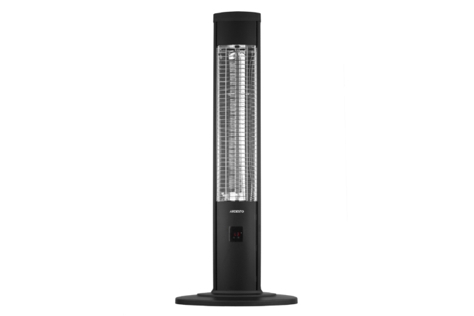 Infrared heater ARDESTO carbon, 20m2, 2000w, electr. control, column type, remote control, black