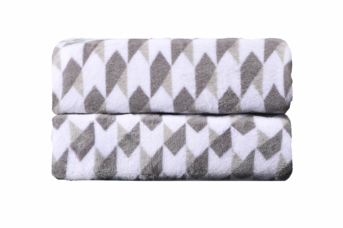 Плед Ardesto Flannel, 160х200см, 100% поліестер, геометрія