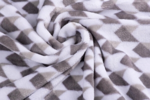 Плед Ardesto Flannel, 160х200см, 100% поліестер, геометрія