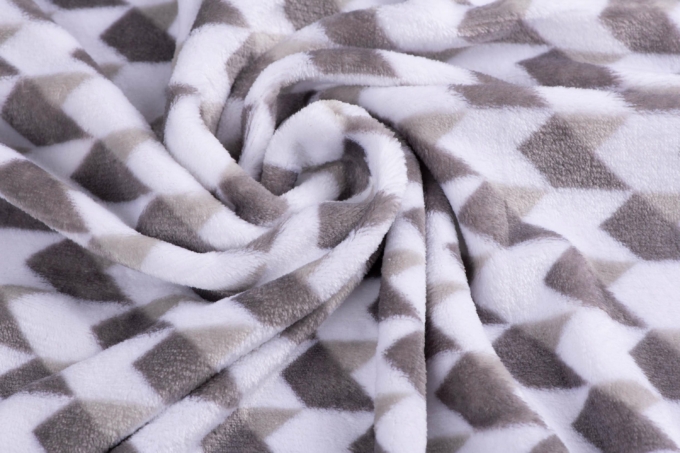 Плед Ardesto Flannel, 160х200см, 100% поліестер, геометрія
