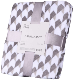 Плед Ardesto Flannel, 160х200см, 100% полиэстер, геометрия
