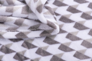 Плед Ardesto Flannel, 200х220см, 100% поліестер, геометрія
