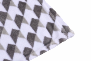 Плед Ardesto Flannel, 200х220см, 100% поліестер, геометрія