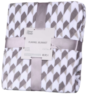 Плед Ardesto Flannel, 200х220см, 100% полиэстер, геометрия