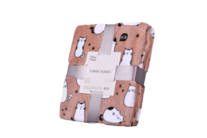 Плед Ardesto Flannel, 160х200см, 100% полиэстер, котики