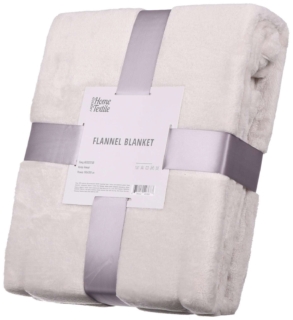 Плед Ardesto Flannel, 160х200см, 100% полиэстер, айвори
