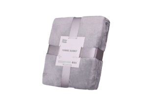 Плед Ardesto Flannel, 200х220см, 100% полиэстер, серый