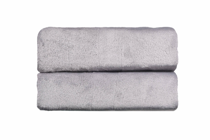 Плед Ardesto Flannel, 200х220см, 100% полиэстер, серый