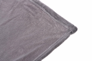 Плед Ardesto Flannel, 200х220см, 100% полиэстер, серый