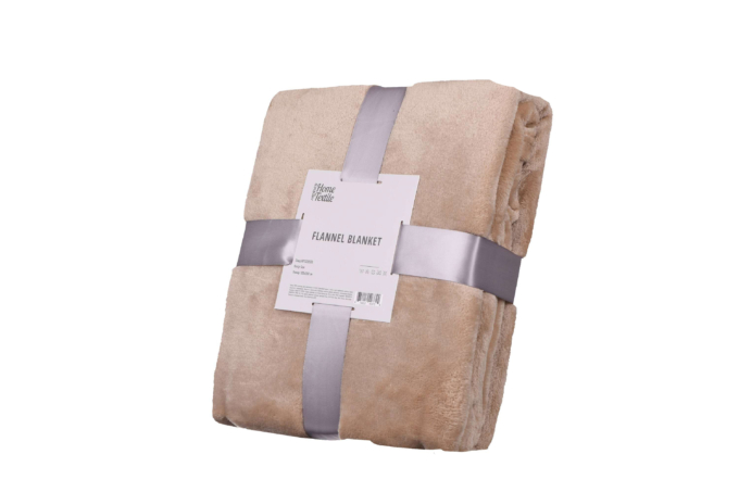 Плед Ardesto Flannel, 160х200см, 100% полиэстер, бежевый