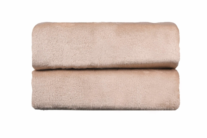 Плед Ardesto Flannel, 160х200см, 100% полиэстер, бежевый