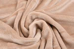 Ardesto Flannel blanket, 200x220cm, 100% polyester, beige